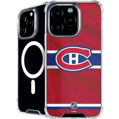 NHL Montreal Canadiens Home Jersey iPhone 16 Pro MagSafe Case